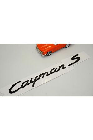 Porsche Cayman S Bagaj 3m 3d Abs Yazı Logo Amblem Seti