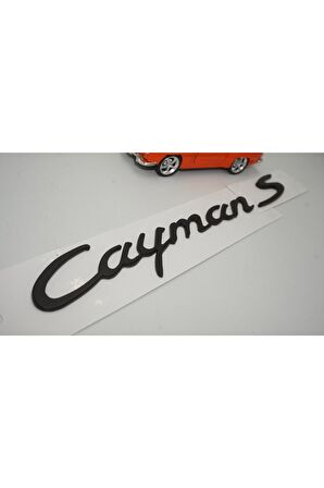 Porsche Cayman S Bagaj 3m 3d Abs Yazı Logo Amblem Seti