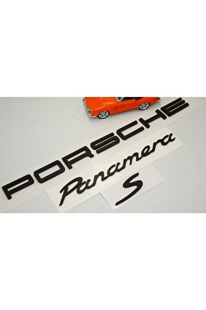 Porsche Panamera Uyumlu Bagaj 3m 3d Abs Yazı Logo Amblem Seti
