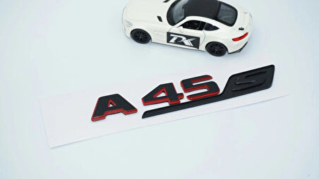 DK Tuning A 45S Bagaj Kırmızı Siyah ABS Yazı Logo Benz İle Uyumlu