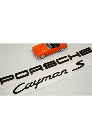 Porsche Cayman S Bagaj 3m 3d Abs Yazı Logo Amblem Seti