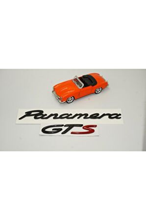 Porsche Panamera Gts Bagaj 3m 3d Abs Yazı Logo Amblem Seti