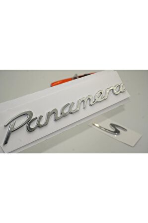 Porsche Panamera S Bagaj 3m 3d Abs Yazı Logo Amblem Seti