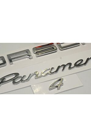Porsche Panamera 4 Bagaj 3m 3d Abs Yazı Logo Amblem Seti