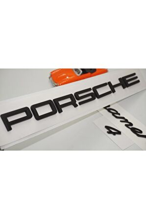 Porsche Panamera 4 Bagaj 3m 3d Abs Yazı Logo Amblem Seti