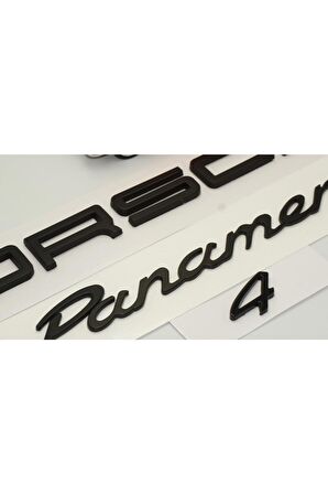 Porsche Panamera 4 Bagaj 3m 3d Abs Yazı Logo Amblem Seti