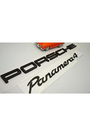 Porsche Panamera 4 Bagaj 3m 3d Abs Yazı Logo Amblem Seti