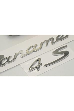 Porsche Panamera 4s Uyumlu Bagaj 3m 3d Abs Yazı Logo Amblem Seti