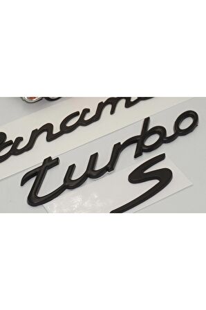 Porsche Panamera Turbo S Bagaj 3m 3d Abs Yazı Logo Amblem Seti