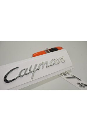 Porsche Cayman Gt4 Bagaj 3m 3d Abs Yazı Logo Amblem Seti