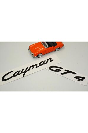Porsche Cayman Gt4 Bagaj 3m 3d Abs Yazı Logo Amblem Seti-uyumlu