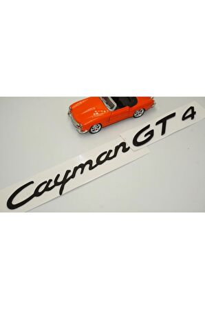Porsche Cayman Gt4 Bagaj 3m 3d Abs Yazı Logo Amblem Seti-uyumlu