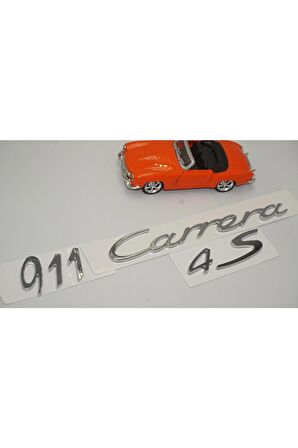 Porsche 911 Carrera 4s Uyumlu Bagaj 3m 3d Abs Yazı Logo Amblem Seti