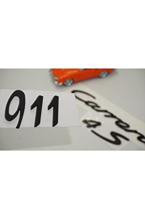 Porsche 911 Carrera 4s  Uyumlu Bagaj 3m 3d Abs Yazı Logo Amblem Seti