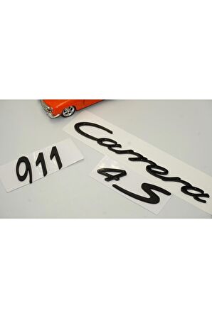 Porsche 911 Carrera 4s  Uyumlu Bagaj 3m 3d Abs Yazı Logo Amblem Seti