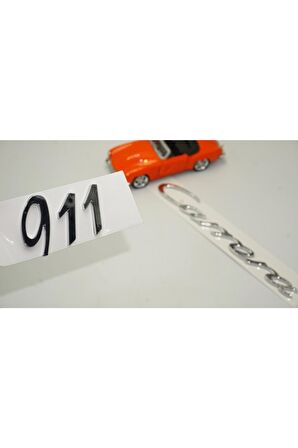 Porsche 911 Uyumlu  Carrera Bagaj 3m 3d Abs Yazı Logo Amblem Seti
