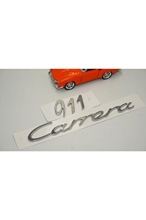 Porsche 911 Uyumlu  Carrera Bagaj 3m 3d Abs Yazı Logo Amblem Seti