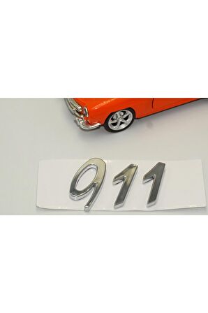 Porsche 911 Bagaj 3m 3d Abs Yazı Logo Amblem