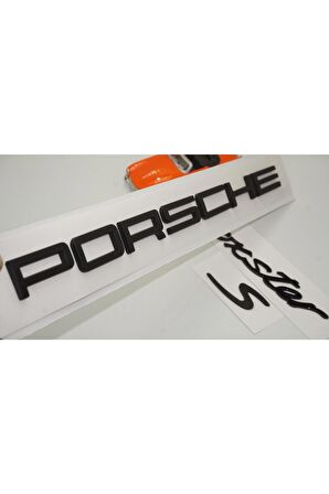 Porsche Boxster S Bagaj 3m 3d Abs Yazı Logo Amblem Seti