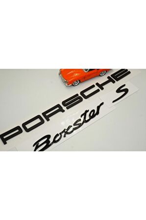 Porsche Boxster S Bagaj 3m 3d Abs Yazı Logo Amblem Seti
