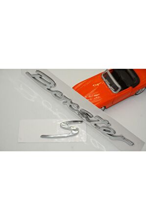 Porsche Boxster S Bagaj 3m 3d Abs Yazı Logo Amblem
