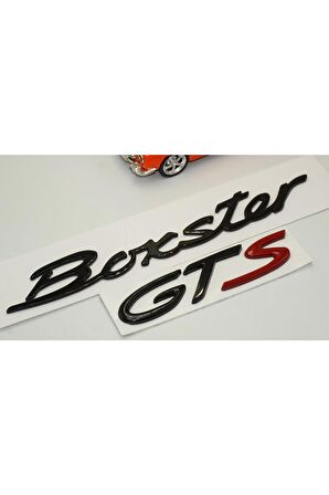 Porsche Boxster Gts Bagaj 3m 3d Abs Yazı Logo Amblem Seti