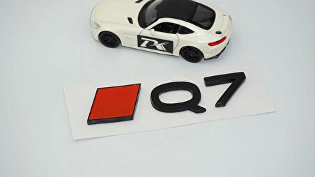 DK Tuning Q7 2025+ Bagaj Kırmızı Siyah 3M Yazı Logo Audi İle Uyumlu