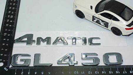 DK Tuning GL450 4Matic Bagaj Krom ABS Yazı Logo Benz İle Uyumlu