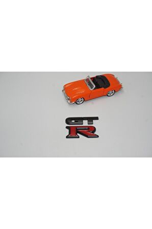 Nissan Gtr Bagaj 3m 3d Krom Metal Logo Amblem