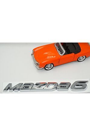Mazda 6 Uyumlu Yeni Nesil Krom Abs 3m Bagaj Yazı Logo