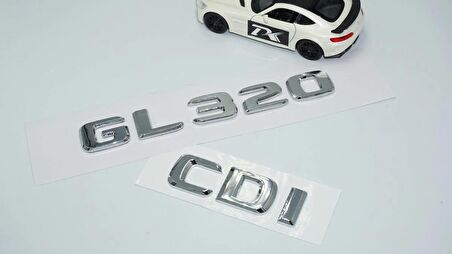 DK Tuning GL320 CDi Bagaj Krom ABS Yazı Logo Benz İle Uyumlu