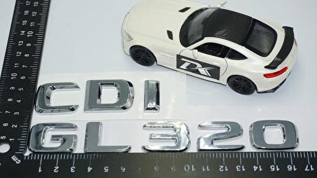 DK Tuning GL320 CDi Bagaj Krom ABS Yazı Logo Benz İle Uyumlu