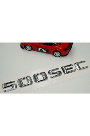 Benz 500 Sec Bagaj Krom Metal 3m 3d Yazı Logo