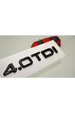 Audi 4.0 Tdi B7 B8 B9 Siyah Abs 3m 3d Bagaj Yazı Logo Orjinal