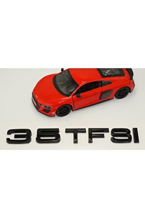 Audi 35 Tfsi Siyah Abs 3m 3d Bagaj Yazı Logo Orjinal Ürün