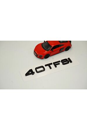 Audi 40 Tfsi Siyah Abs 3m 3d Bagaj Yazı Logo Orjinal Ürün