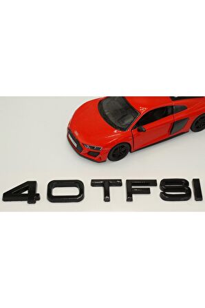 Audi 40 Tfsi Siyah Abs 3m 3d Bagaj Yazı Logo Orjinal Ürün