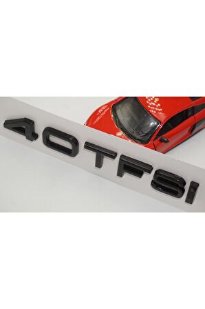 Audi 40 Tfsi Siyah Abs 3m 3d Bagaj Yazı Logo Orjinal Ürün