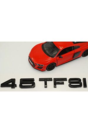 Audi 45 Tfsi Siyah Abs 3m 3d Bagaj Yazı Logo Orjinal Ürün