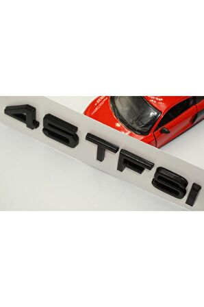 Audi 45 Tfsi Siyah Abs 3m 3d Bagaj Yazı Logo Orjinal Ürün