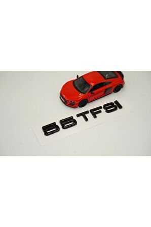 Audi 55 Tfsi Siyah Abs 3m 3d Bagaj Yazı Logo Orjinal Ürün