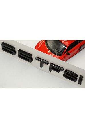 Audi 55 Tfsi Siyah Abs 3m 3d Bagaj Yazı Logo Orjinal Ürün