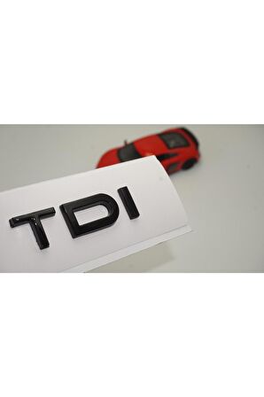 Audi Tdi B7 B8 B9 Siyah Abs 3m 3d Bagaj Yazı Logo Orjinal Ürün