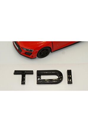 Audi Tdi B7 B8 B9 Siyah Abs 3m 3d Bagaj Yazı Logo Orjinal Ürün