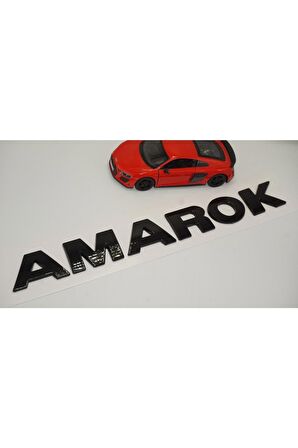 Vw Volkswagen Amarok Bagaj Siyah Abs 3m 3d Yazı Logo Amblem