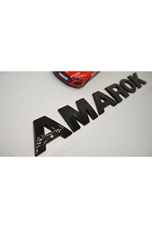 Vw Volkswagen Amarok Bagaj Siyah Abs 3m 3d Yazı Logo Amblem