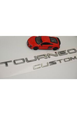 Tourneo Custom 2014+ 3m 3d Parlak Krom Abs Bagaj Yazı