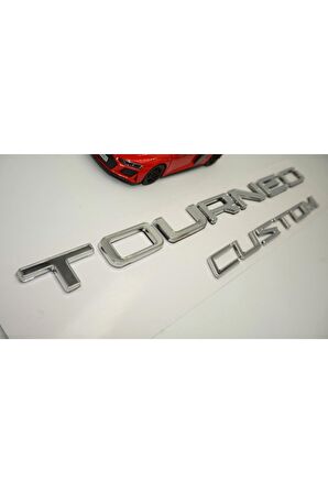 Tourneo Custom 2014+ 3m 3d Parlak Krom Abs Bagaj Yazı