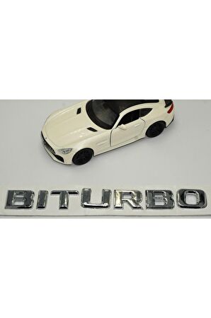 Mercedes Benz Biturbo Krom Abs Bagaj Yazı Logo Uyumlu