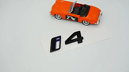 DK Tuning i4 Bagaj Siyah ABS 3M 3D Yazı Logo Bmw İle Uyumlu
